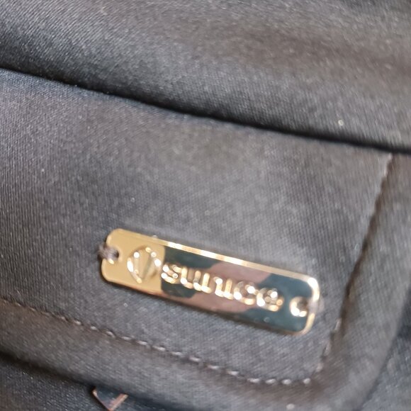 Sunice Black Womens  Softshell Sport Protek Hooded Long Jacket Car Coat Size M - Picture 14 of 16